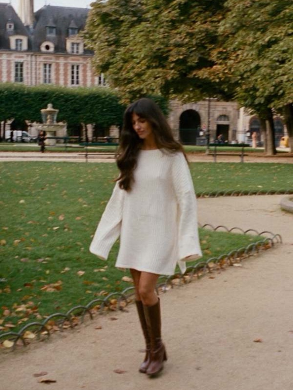 Bahhgoose Sweater Dress Oat
